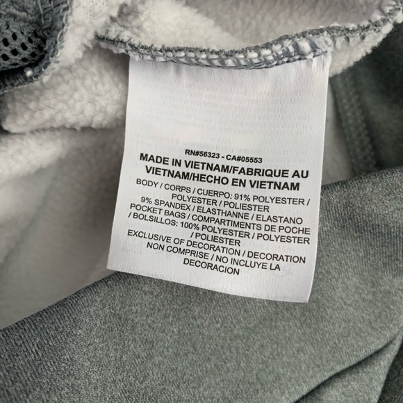 Nike Women's Grey Fleece Pullover Hoodie Size Small - Picture 6 of 7